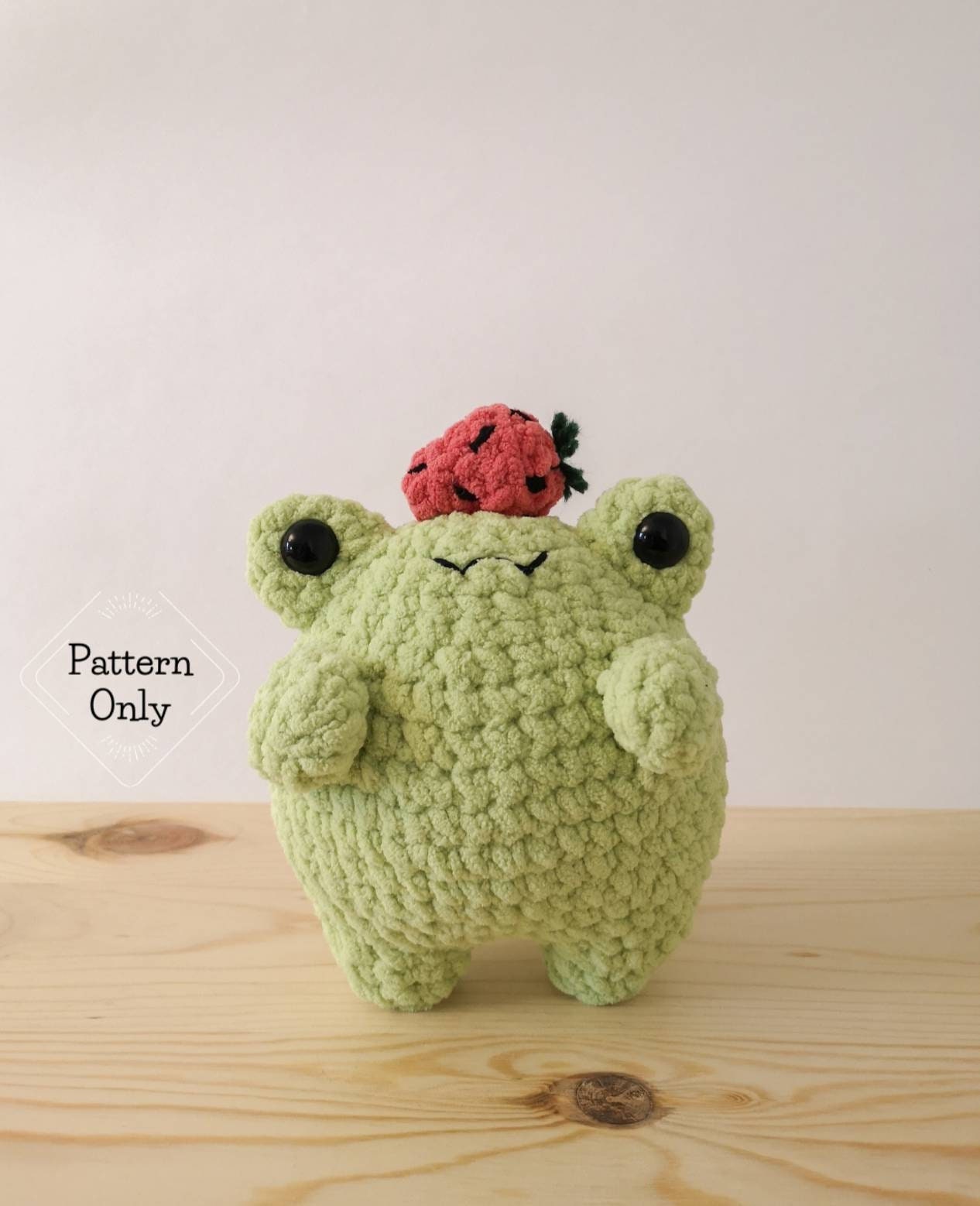 Plump Frog Plushie Giant Soft and Fluffy Crochet Amigurumi cute Frog Plush  frog Lover cuddly Froggy Stuffed Animal sage Green velvet -  Canada