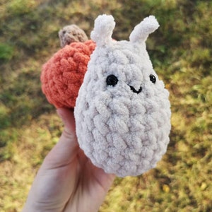 MUSTER/ANLEITUNG Schnecke, Amigurumi Anleitung, Halloween Anleitung, Häkelanleitung Schnecke, Kürbis Anleitung, PDF Häkelanleitung Bild 2