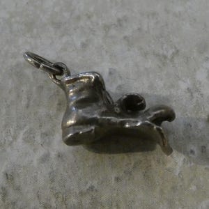 Vintage Sterling Silver Old Boot Charm / Pendant