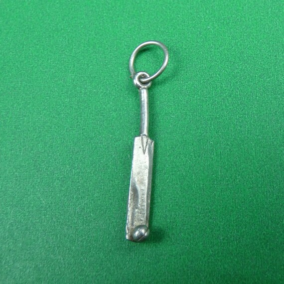 Vintage Cricket Bat and Cricket Ball Cufflinks Gem