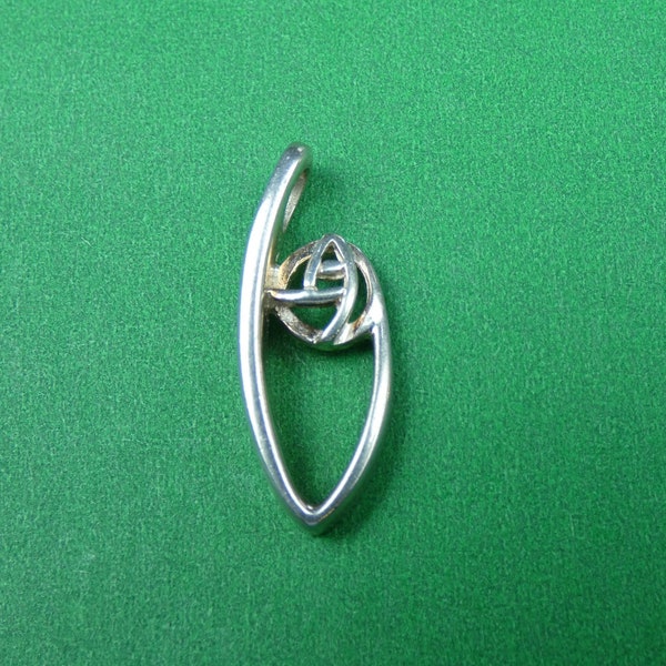 Vintage Sterling Silver Macintosh Style Glasgow Rose Pendant