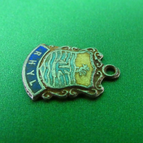Vintage Sterling Silver and Enamel Travel Charm /… - image 4