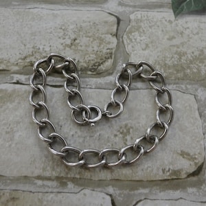Vintage Hallmarked Sterling Silber Armband / Bettelarmband