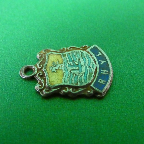 Vintage Sterling Silver and Enamel Travel Charm /… - image 3