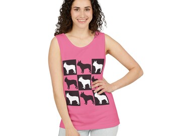 French Bulldog Grid Women's Tank Top | Dog Lover Tee