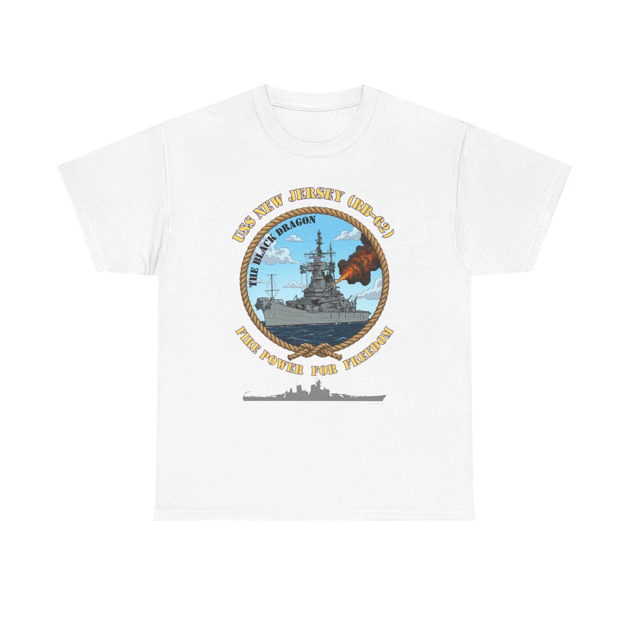【schott】Souvenir shirt U.S.S New york Amazon.com: USS New Jersey BB-62 T-Shirt T-Shirt : Clothing, Shoes