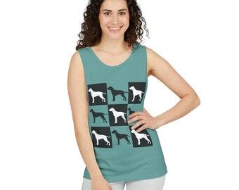 German Shorthaired Pointer GSP Grid Women's Tank Top | Dog Lover Tee