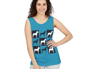 Great Dane Grid Women's Tank Top | Dog Lover Tee