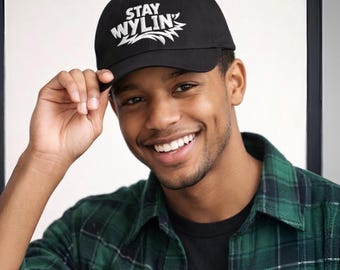 Stay Wylin' Classic Dad Cap | Cotton Baseball Hat, Vintage Brass Closure