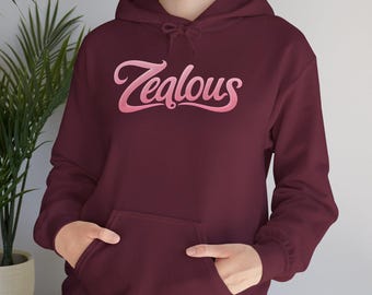 Eifrige Grafik Hoodie | Unisex Heavy Blend Kapuzenpullover
