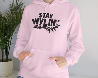 Stay Wylin' Graphic Hoodie | Unisex Heavy Blend Hooded Sweatshirt