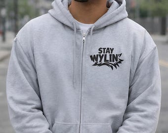 Stay Wylin' Graphic Zip Hoodie | Unisex Heavy Blend™ Full Zip Hooded Sweatshirt