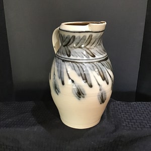 Pitcher salt glazed stoneware 1 gallon
