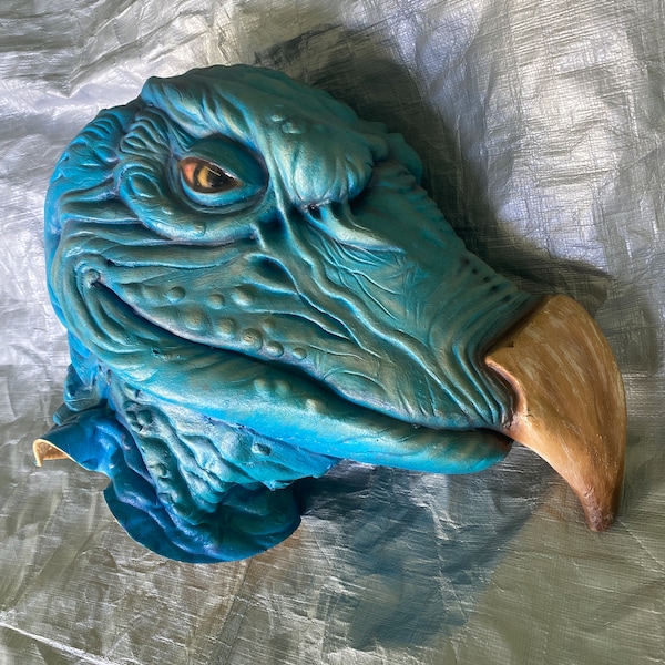 RARE Skeksis Chamberlain head bust, The Dark Crystal