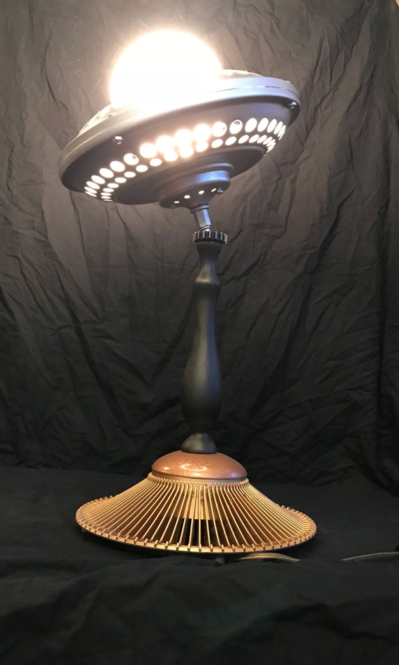 Table Lamp RETRO UFO 06 NightLight Flying Saucer Etsy