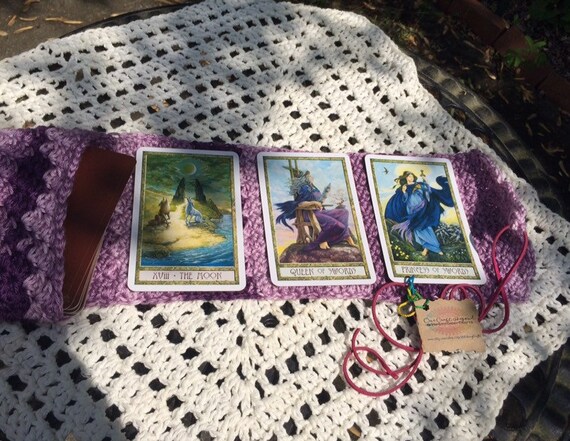 crochet tarot card bag pattern