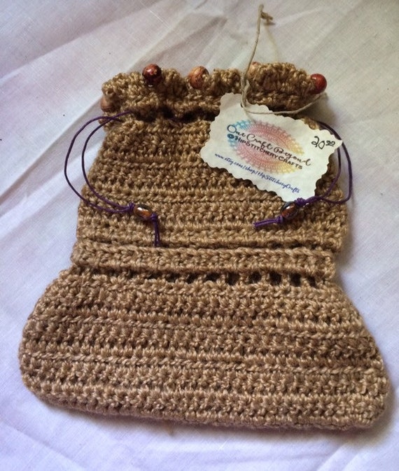 crochet tarot card bag pattern