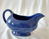 Vintage Fiestaware Navy Gravy Boat