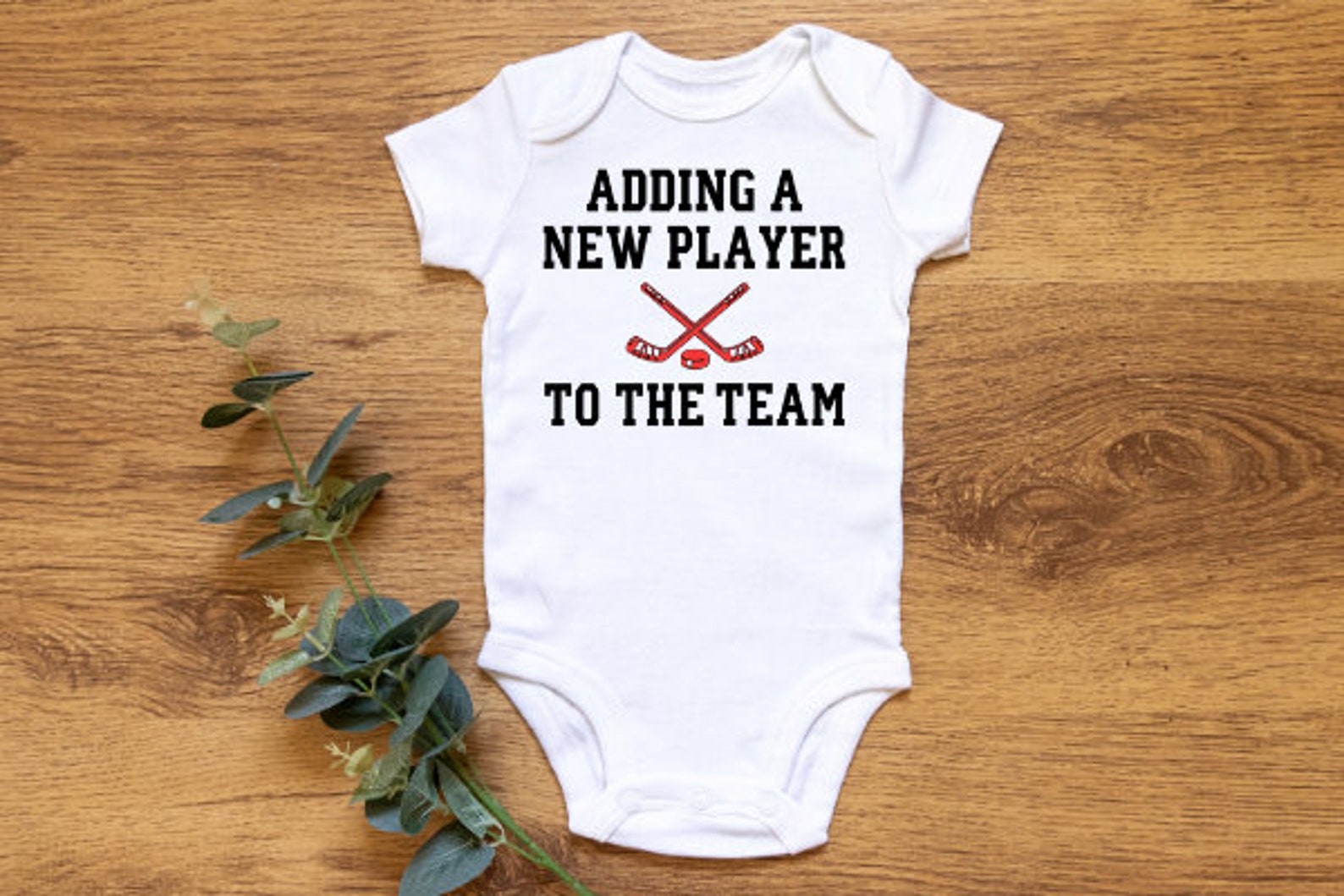 Adding a New Player to the Team Hockey Pregnancy Etsy