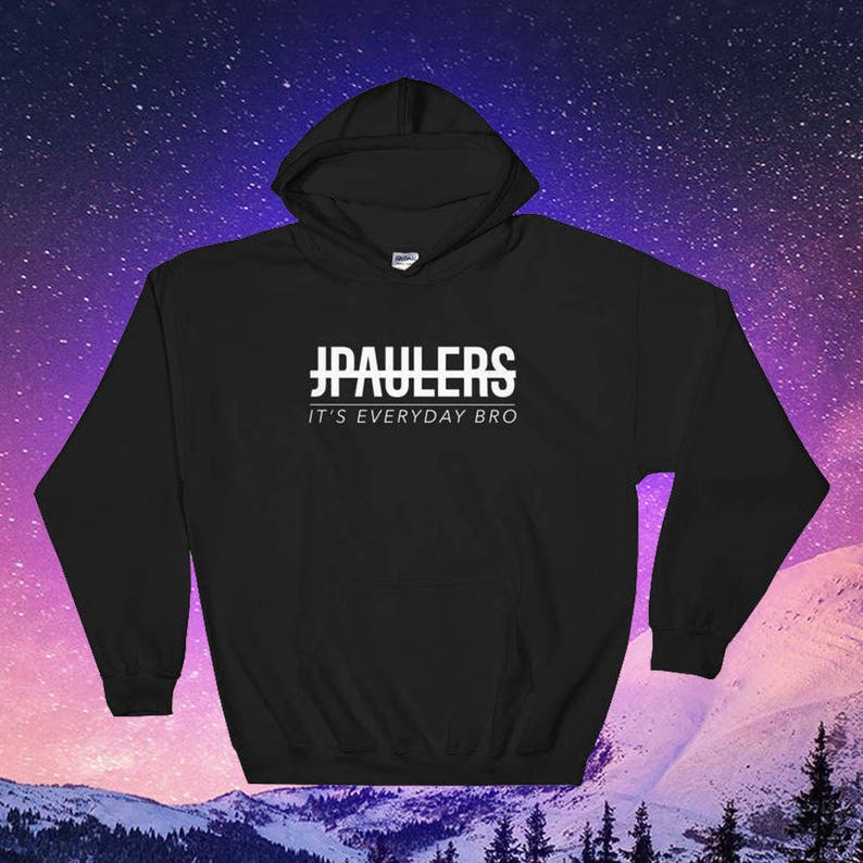 Jake Paul Merch, JPAULERS Hoodie, Jake Paul Hoodie for Kids, Youth, and Adults, It's Everyday Bro, Team 10 Hoodie, Unisex Team 10 Merch image 1