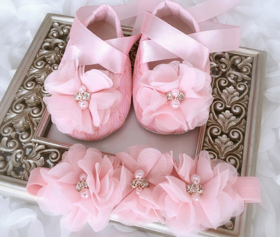 shoes for baby pink dress