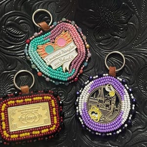 Harry Potter handmade beaded Keychain, Hagrid, hermione Ron Weasley dumbledore buckbeak custom keychain charms personalized beatrix