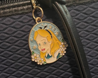 PRINCESS bag charm/purse charm, little mermaid, belle, Snow White, frozen, Olaf, charm