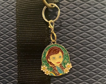 PRINCESS bag charm/purse charm, little mermaid, belle, Snow White, frozen, Olaf, charm