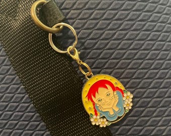 PRINCESS bag charm/purse charm, little mermaid, belle, Snow White, frozen, Olaf, charm