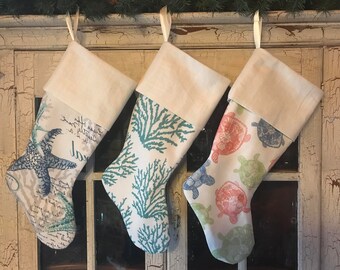 beach christmas stocking coastal christmas stocking beach theme coastal theme christmas stocking - Coastal Christmas Stockings beach christmas stocking coastal christmas stocking beach theme coastal theme christmas stocking - Coastal Christmas Stockings