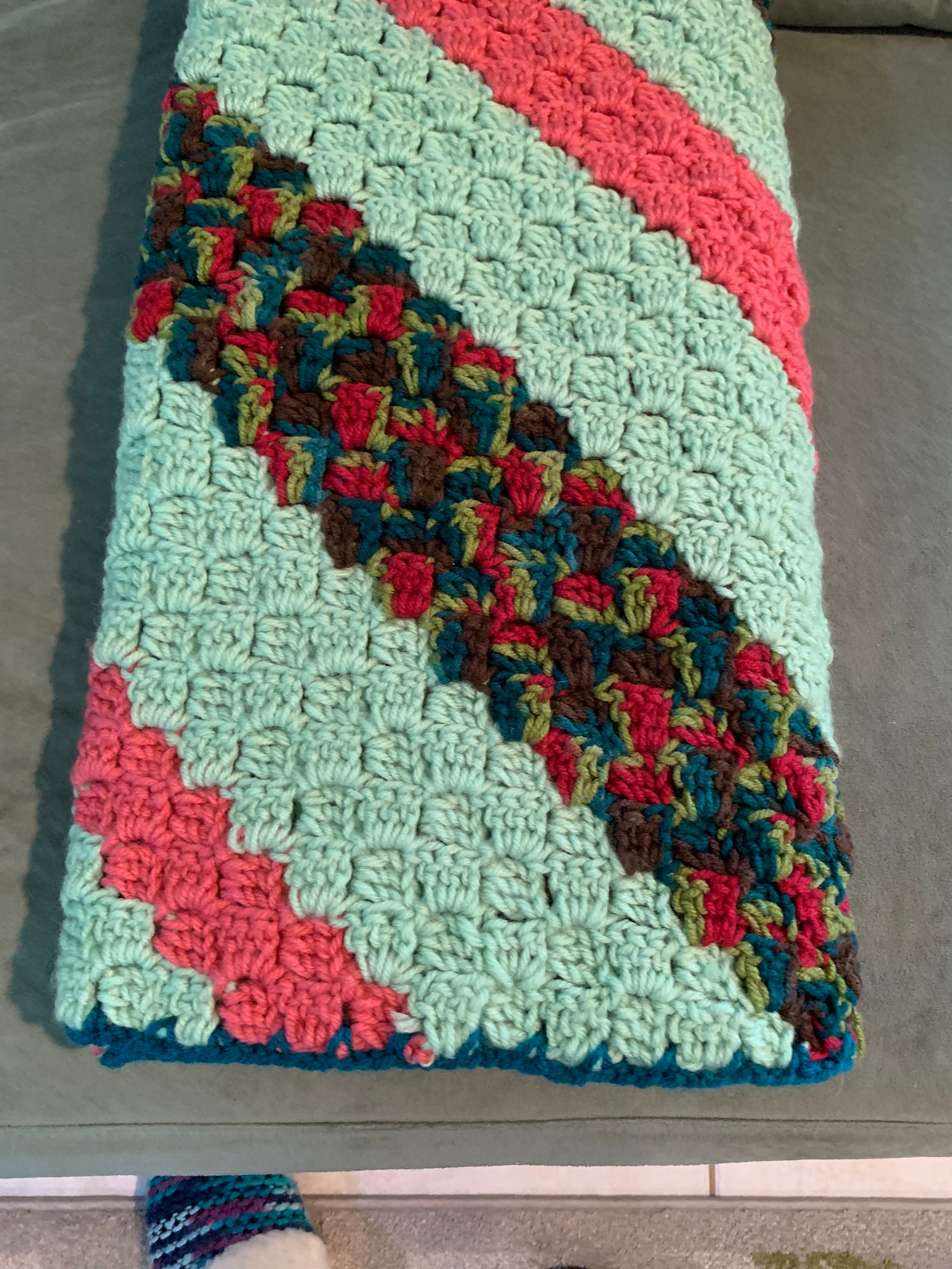 Lap Blanket Throw Blanket Handmade Crochet Wheelchair Chair Etsy