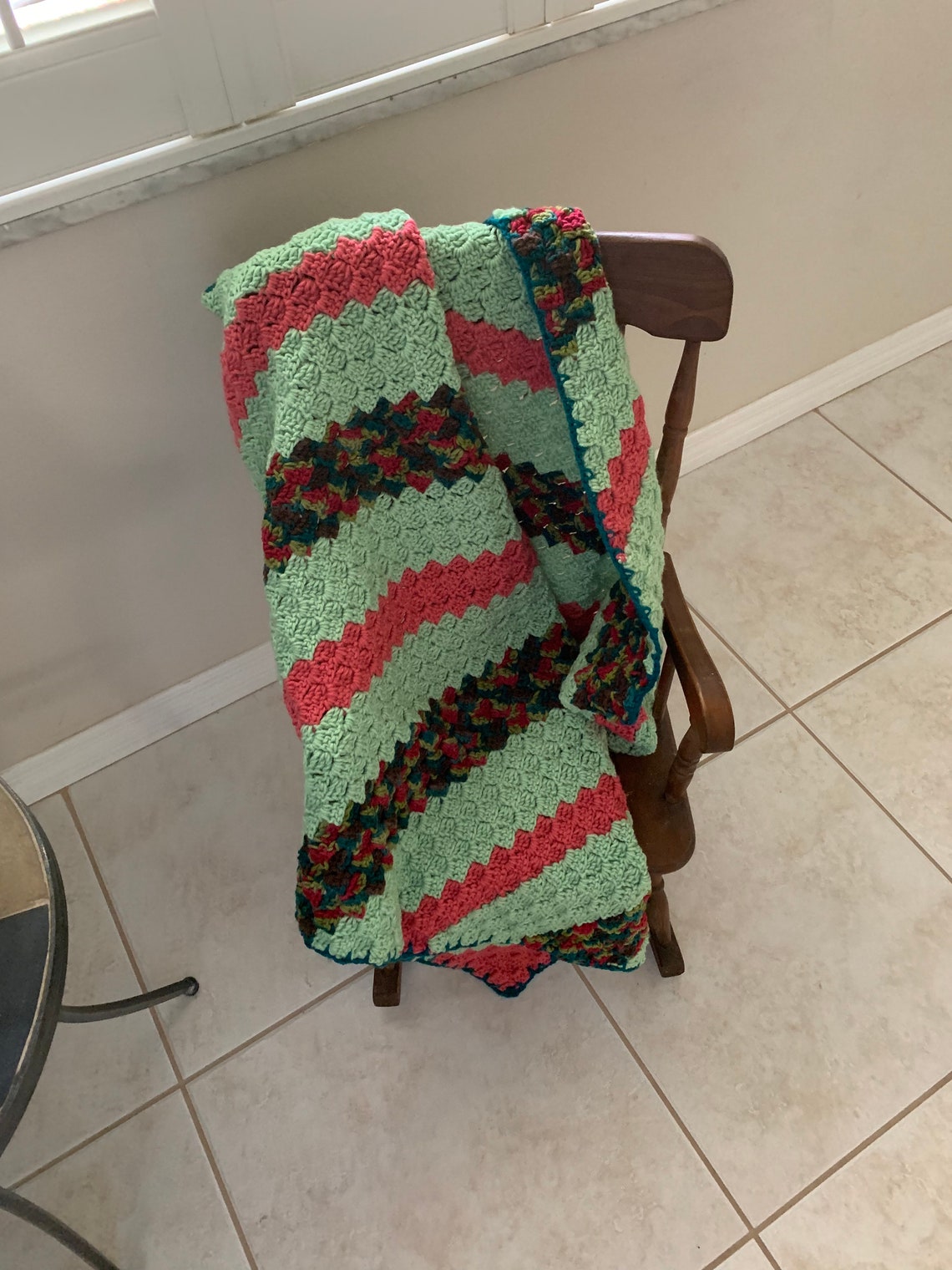 Lap Blanket Throw Blanket Handmade Crochet Wheelchair Chair Etsy