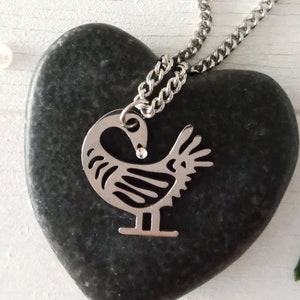 Sankofa Bird Necklace for Women, Africa Necklace for Women, Adinkra Symbol Jewelry for Women, African Gift for Women