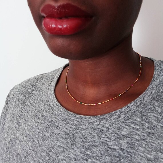 Collar de cadena de para mujeres collar egipcio para - Etsy España