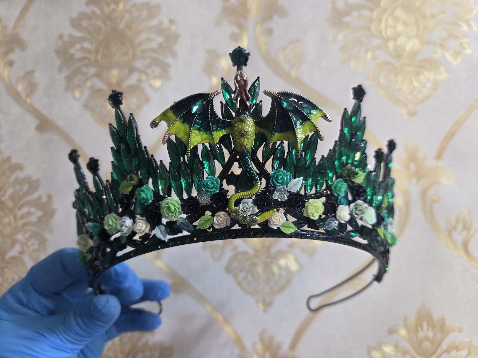 Rose Dragon Tiara - Etsy
