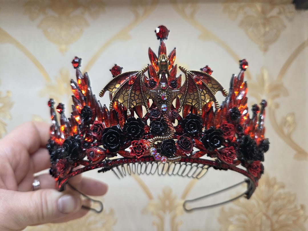 Rose Dragon Tiara - Etsy