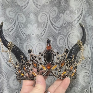Dragon Horned Tiara:  custom designed to your colors and preferences