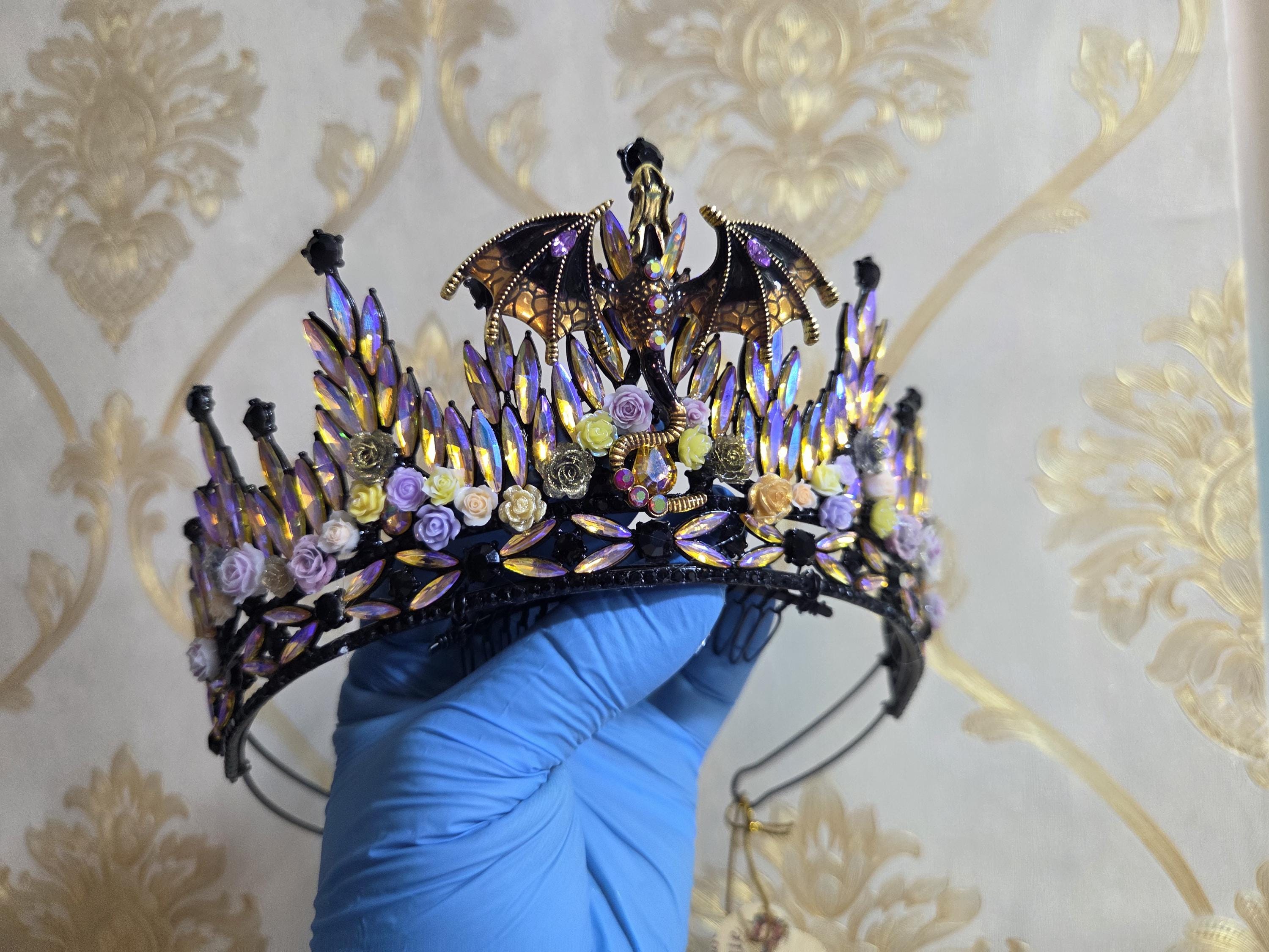 Rose Dragon Tiara - Etsy