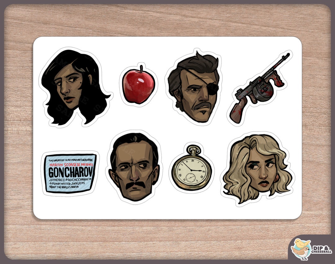 Goncharov tumblr Meme Sticker Sheet Etsy