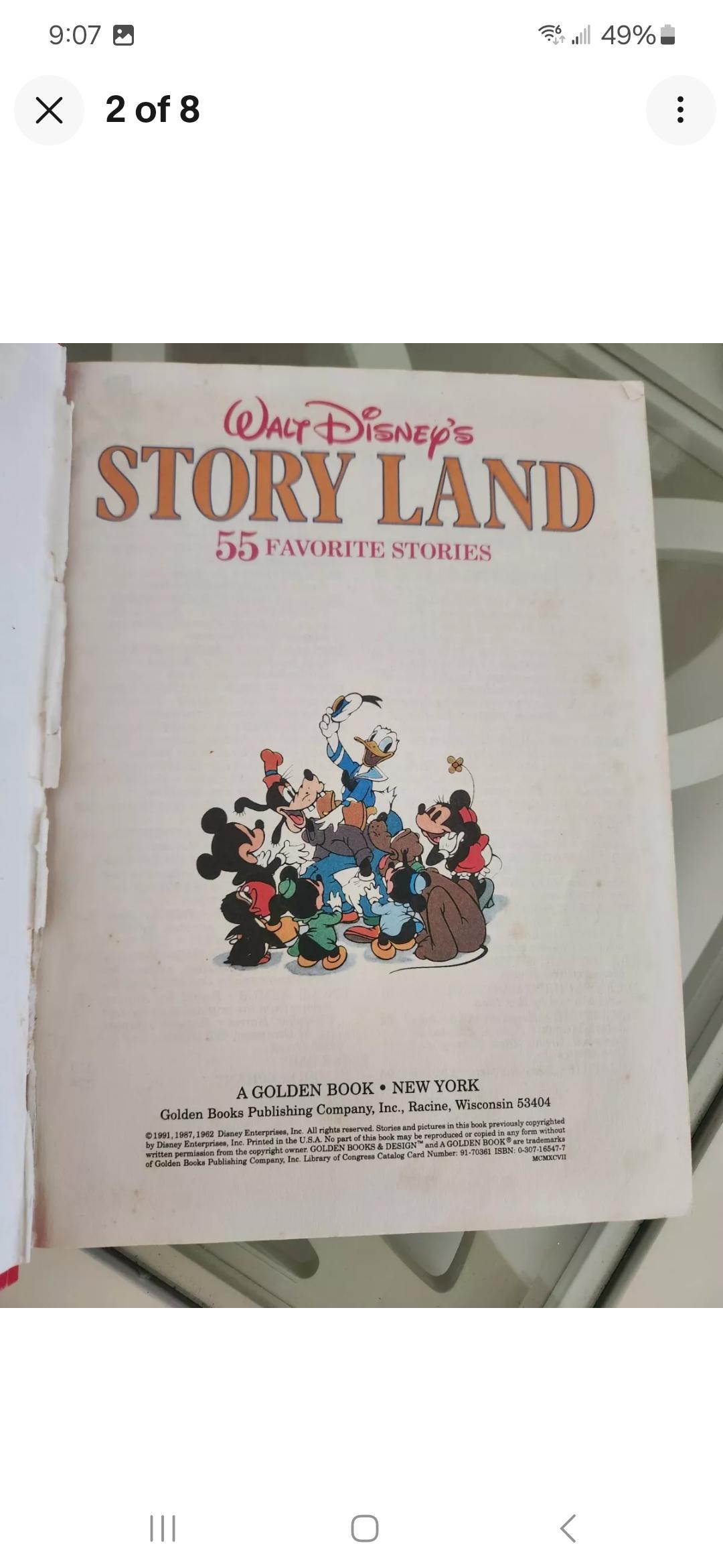 Walt Disney's Story Land: 55 Favorite Stories By, A Golden Book NY