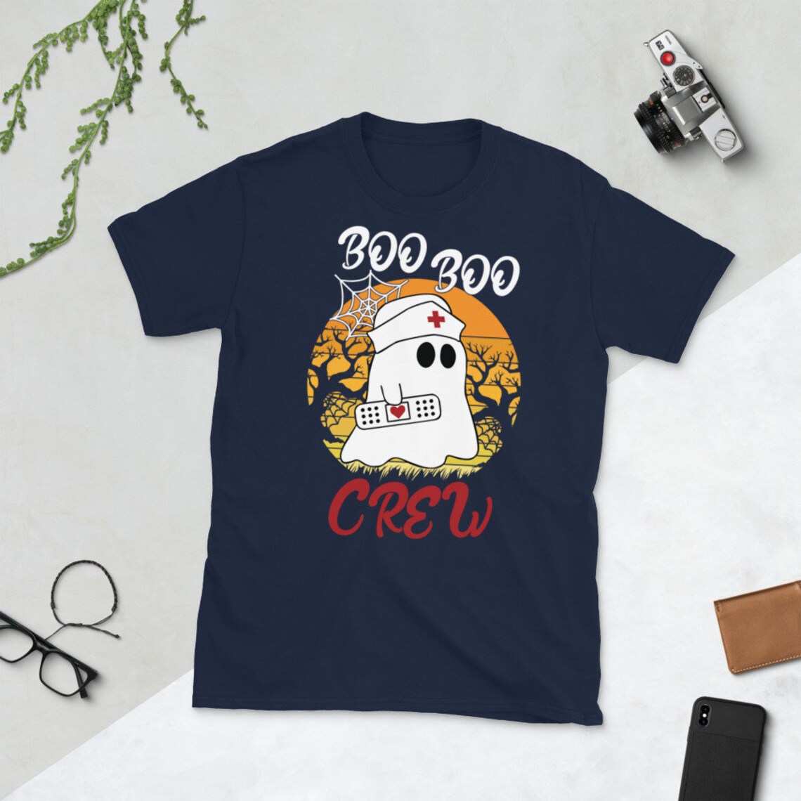 Boo Crew Vintage T-shirt - Etsy