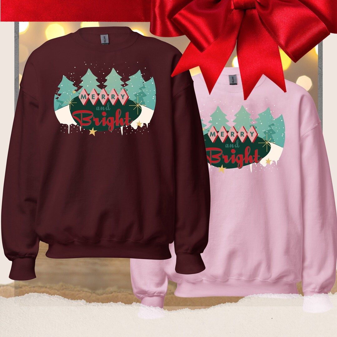 Merry and Bright Cropped Sweatshirt main image 0