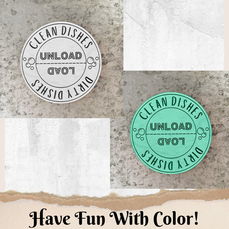 Clean Dirty Dishwasher SVG Digital File Instant Etsy