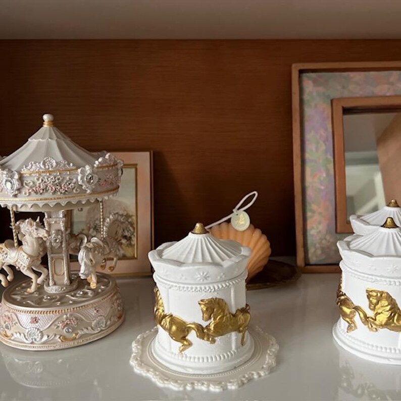 Merry-go-round Container Candle / Carousel Soy Candle - Etsy