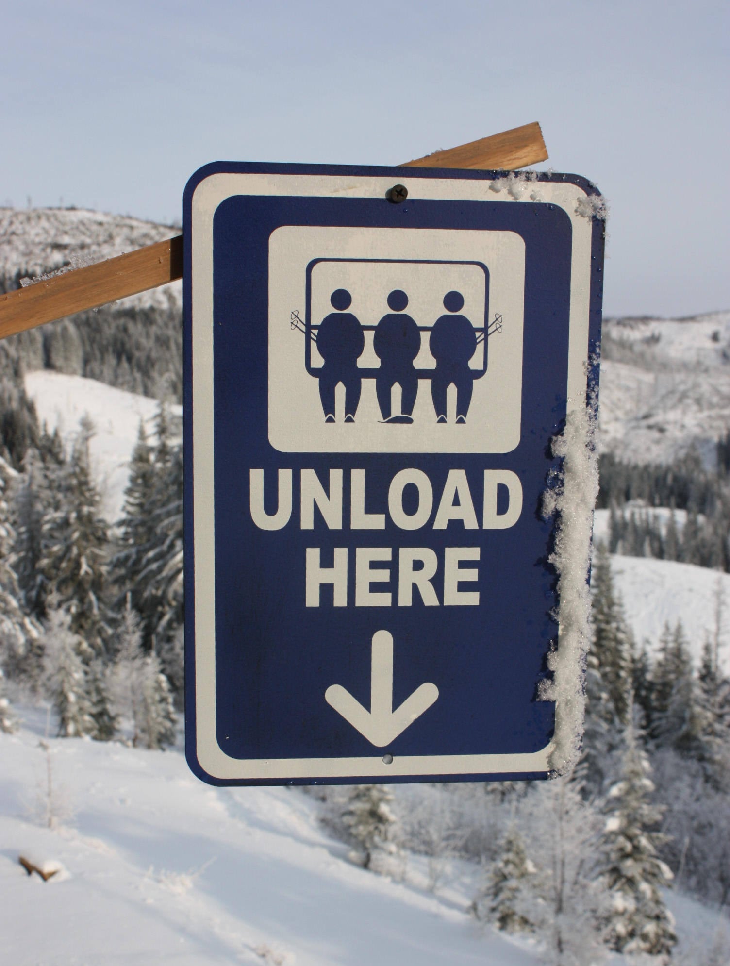 og 2015 REDUCED TO CLEAR Norwegen Vintage Ski metal sign 
