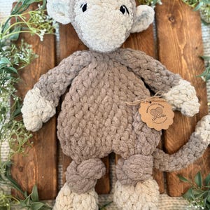 Monkey Crochet Snuggler
