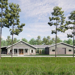 The Barndominium Estate house 4 bed 3 bath Custom House Plans and Blueprints