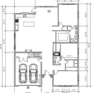 Custom House Plans and Blueprints Modern 3 Bed 2 Bath House With Bonus ...