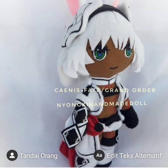 Caenis From Fate Grand Order Custom Plush Make Your Own Etsy