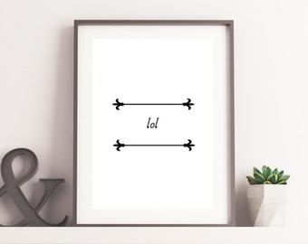 Home Is Where I Kill My Plants Poster Printable Funny Quote Etsy